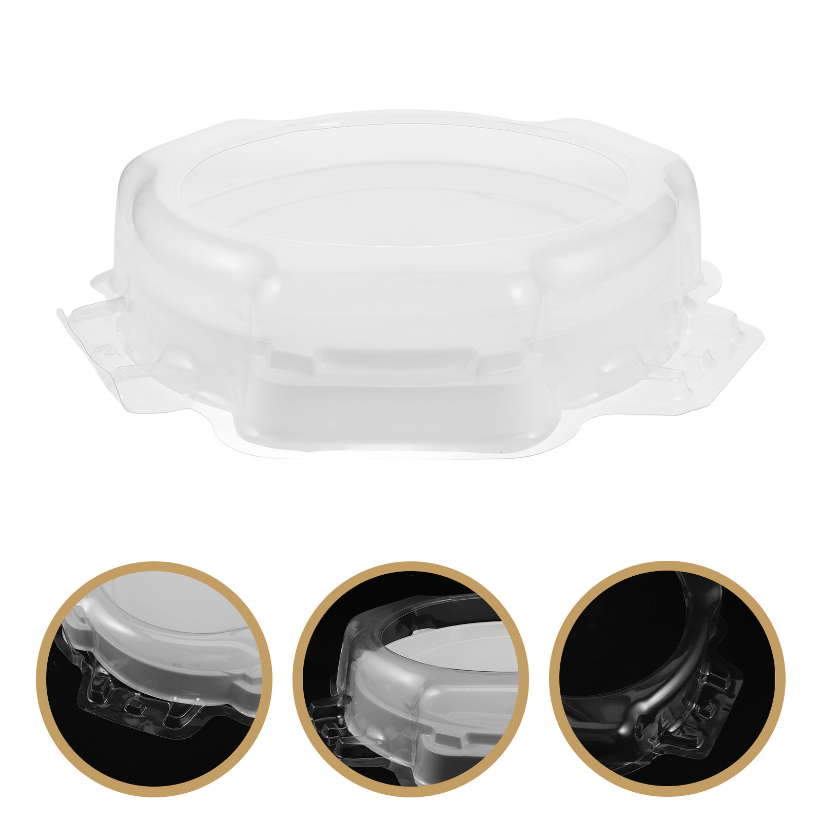 Kids Indoor Outdoor Games - White Round Gyro Disk Plastic Stadium