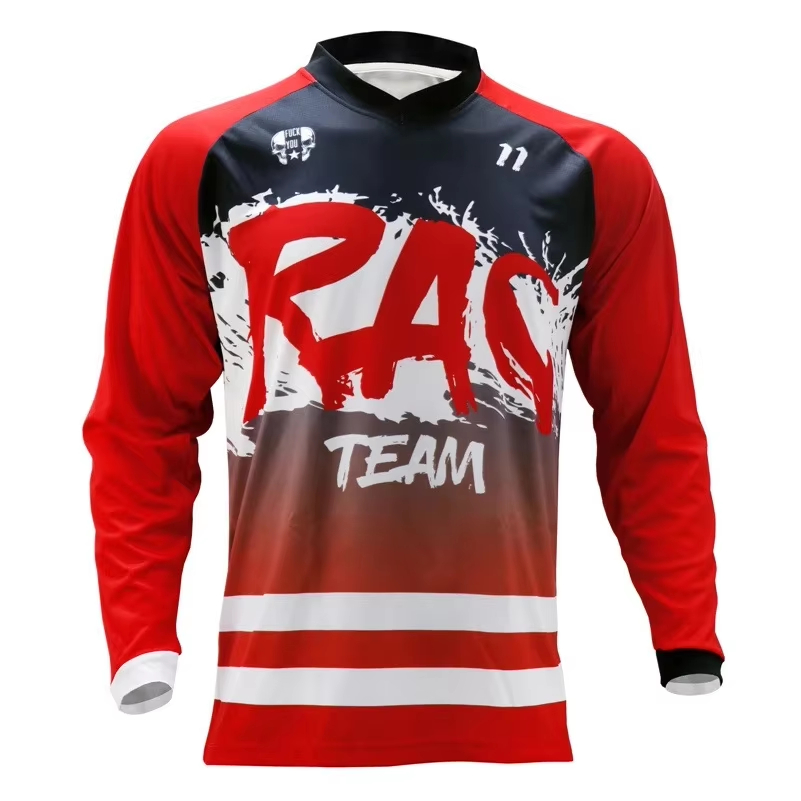 Kids Outdoor Wear - Long Sleeve MTB Racing Jersey Family