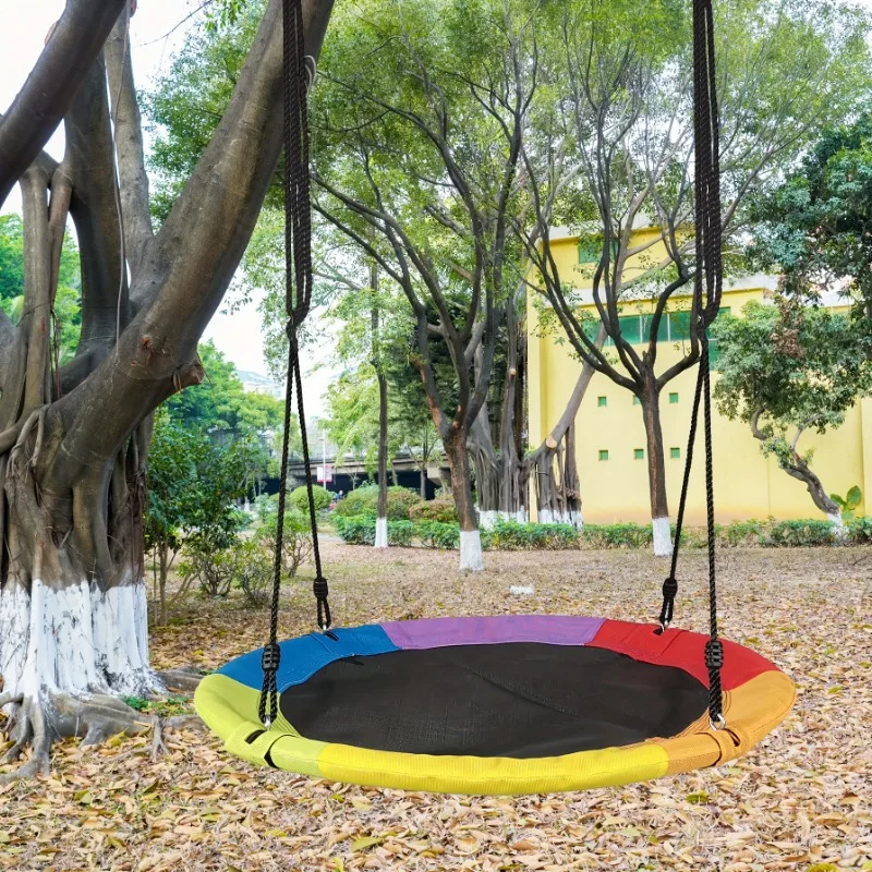 Circular Oxford Net Canvas Kid - Kids Outdoor Swing Set recension och pris