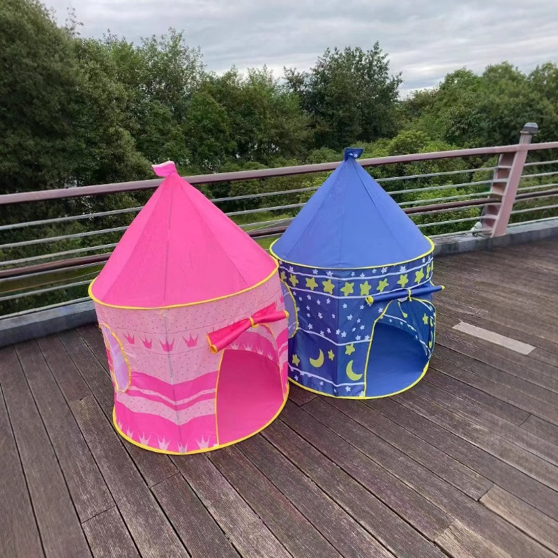 Kids Play Tent Castle Yurt Par - Outdoor Tent Playhouse recension och pris