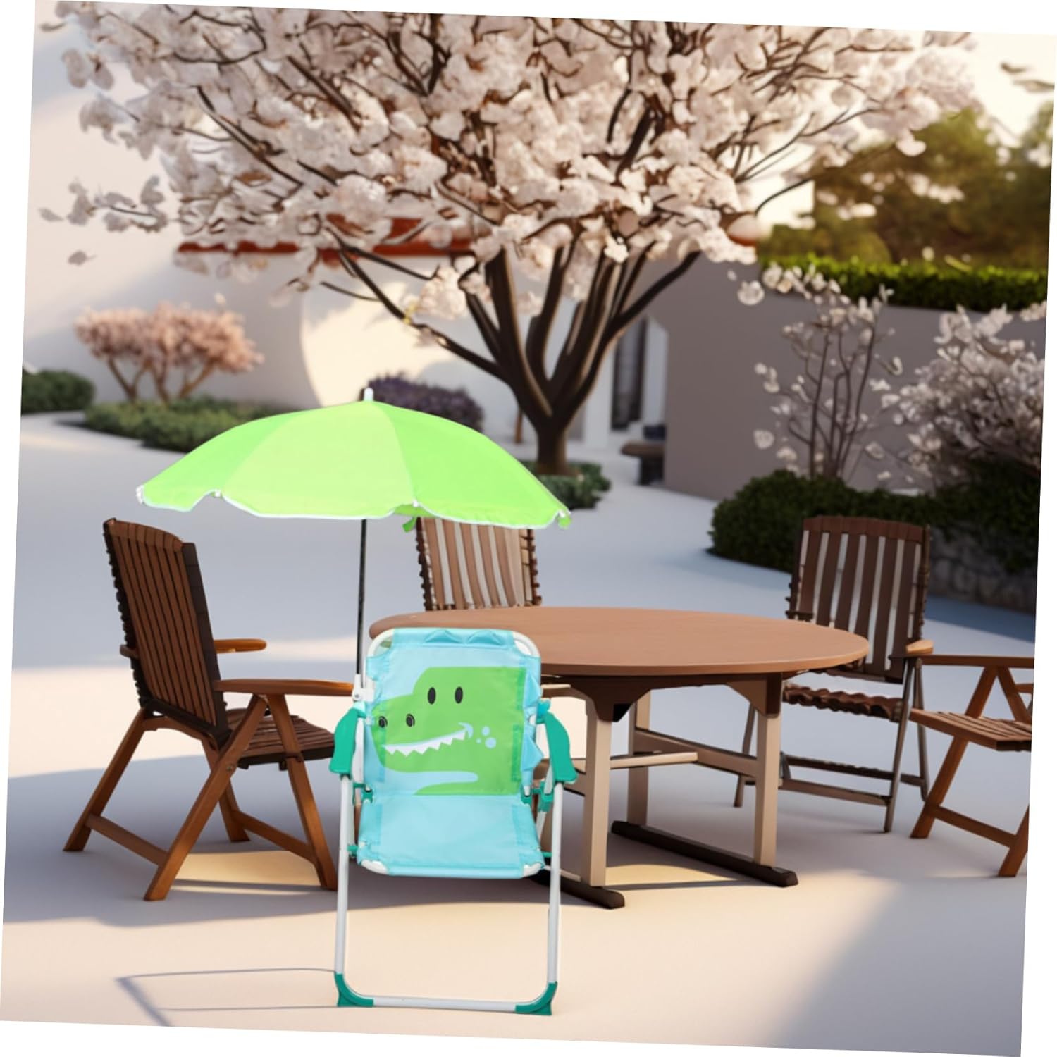 1 Set Folding Beach Chair with - Kids Outdoor Lawn Chair recension och pris