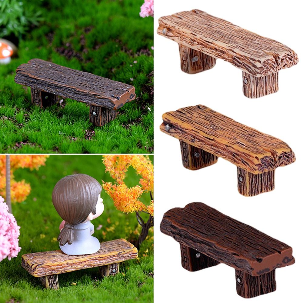 1PC Mini Wooden Park Bench Cha - Kids Outdoor Swing Set recension och pris