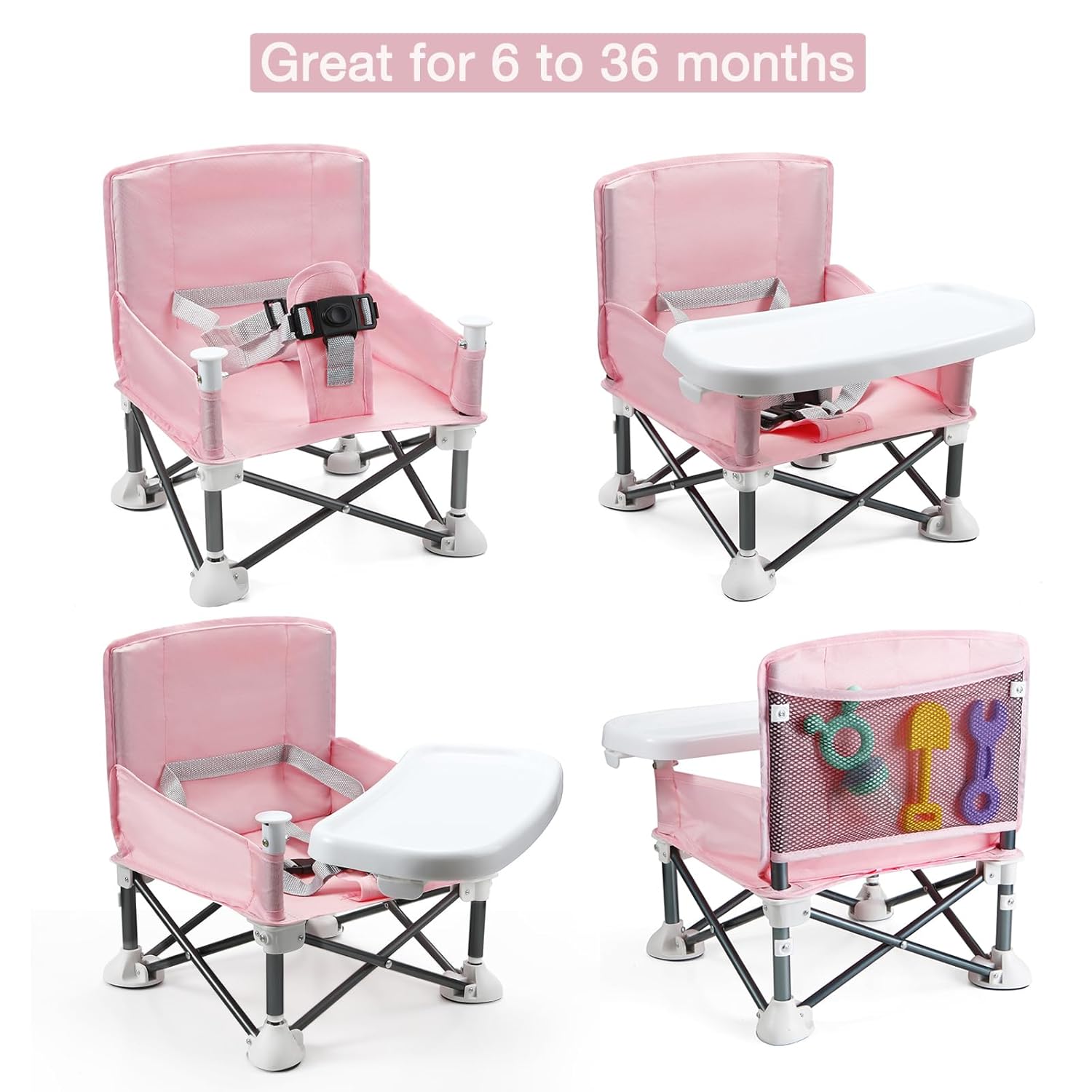 Portable Baby Seat Travel Comp - Kids Outdoor Lawn Chair recension och pris
