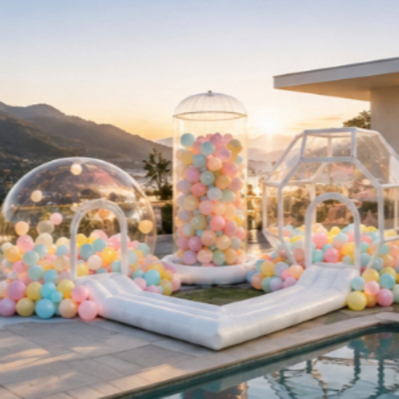 Inflatable Ball Pit Tent Trans - Outdoor Tent Playhouse recension och pris