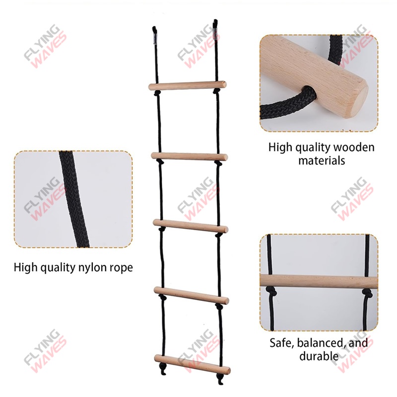 Children Climbing Rope Ladder  - Kids Outdoor Swing Set recension och pris