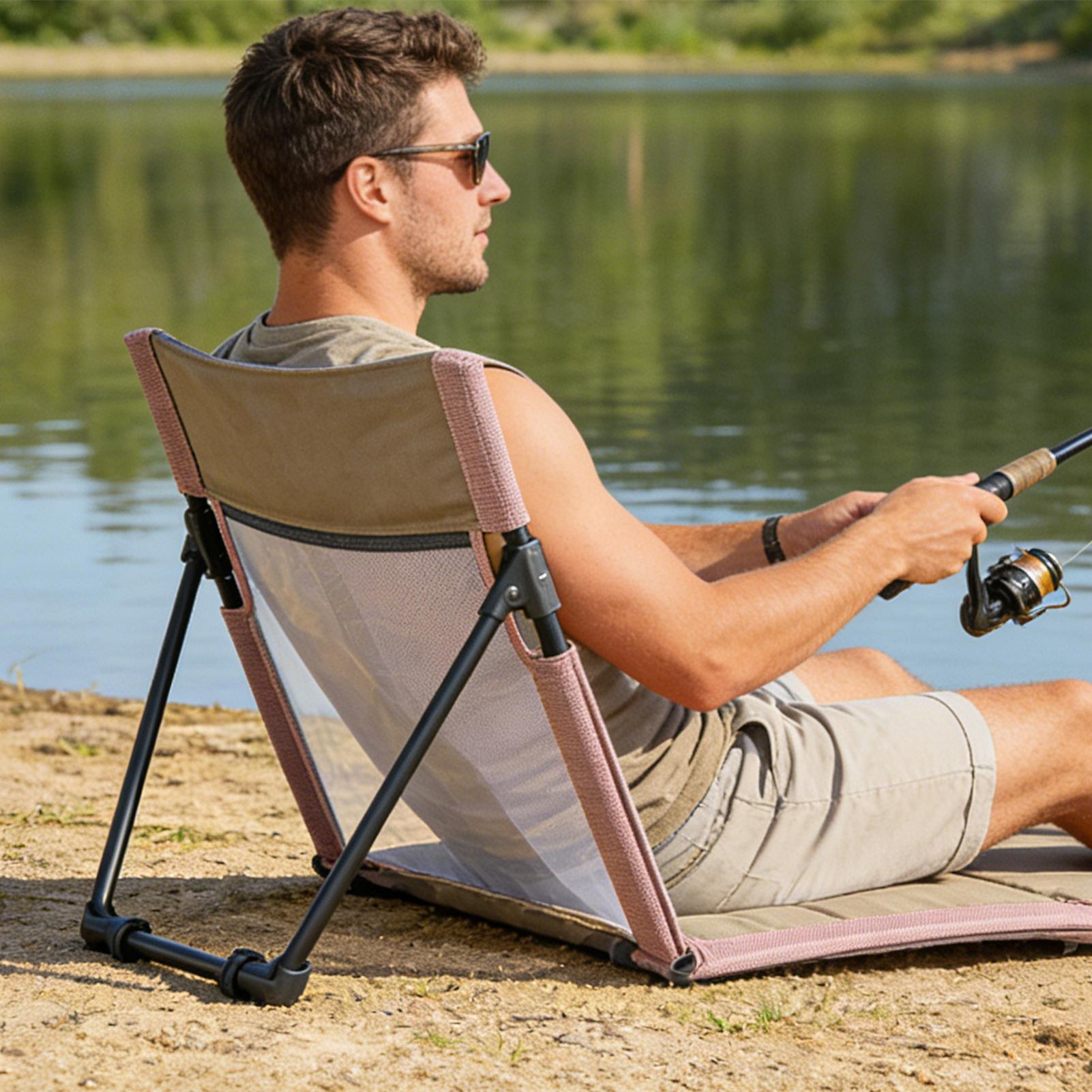 Lounge Beach Chair Folding Poo - Kids Outdoor Lawn Chair recension och pris