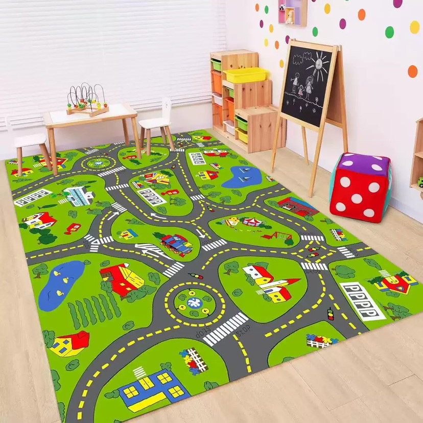 Kids Road Traffic Carpet Carto - Kids Outdoor Play Area recension och pris