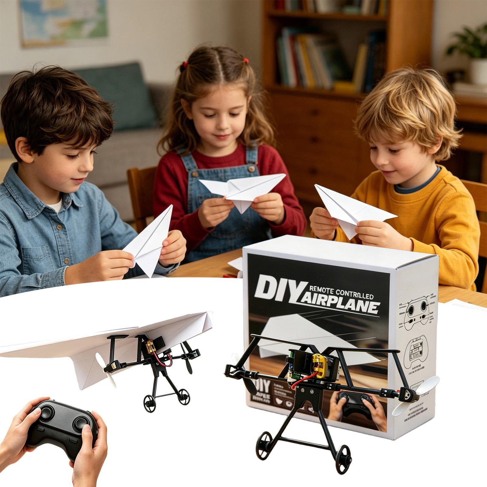 DIY RC Paper Airplane Kit Plan - Outdoor Toys For Kids recension och pris