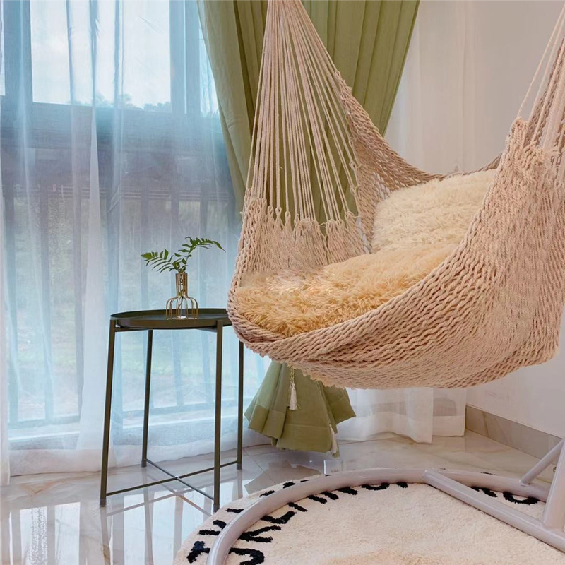 Nordic Style White Hammock Swi - Kids Outdoor Swing Set recension och pris