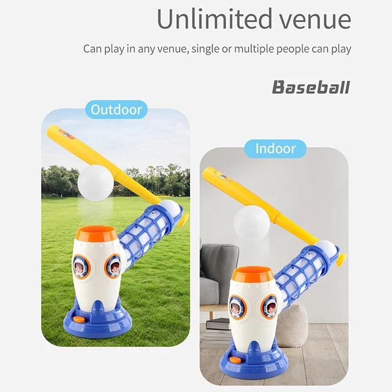 Automatic Pitching Baseball Ma - Kids Indoor Outdoor Games recension och pris