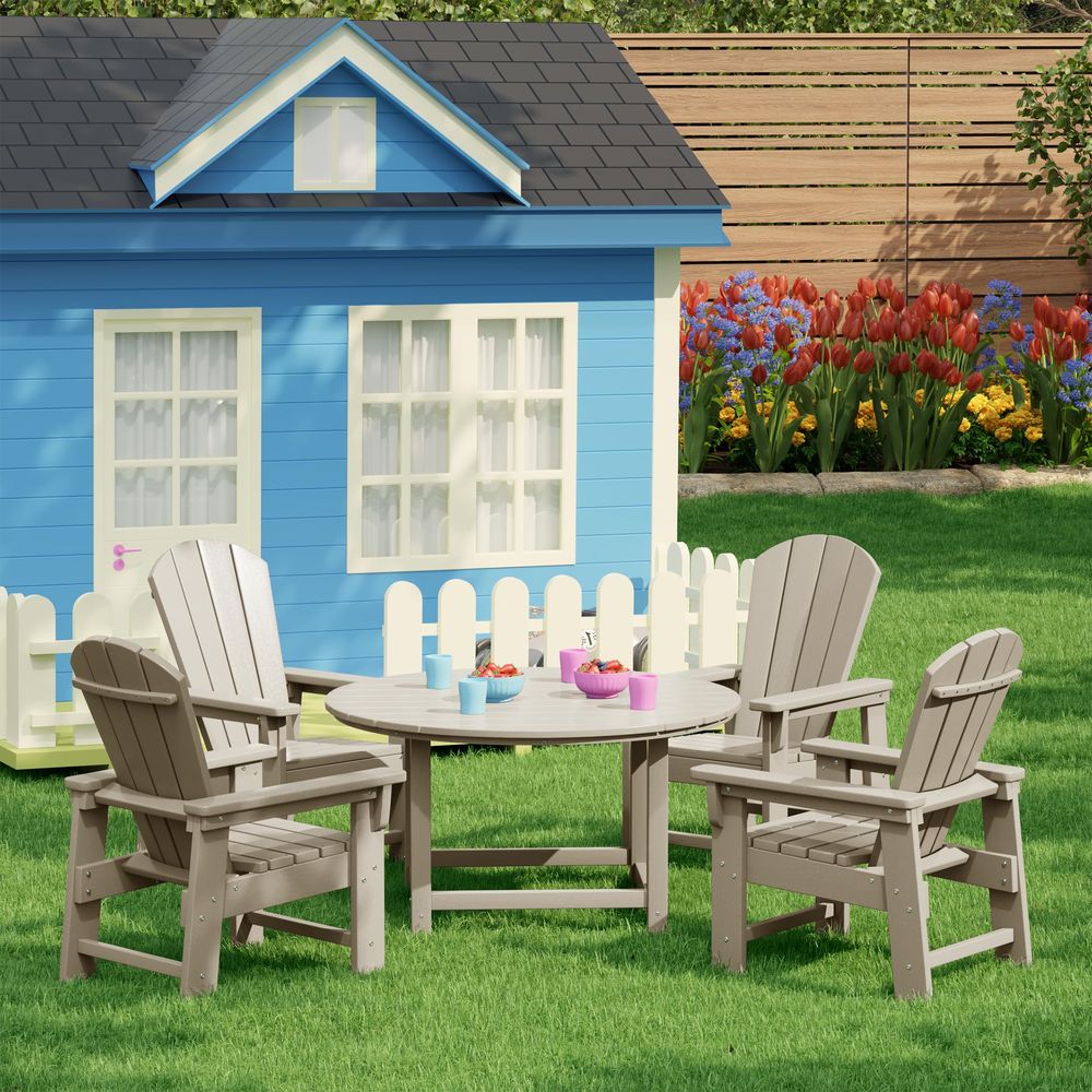 Kids Adirondack Chair Set of 4 - Kids Outdoor Lawn Chair recension och pris