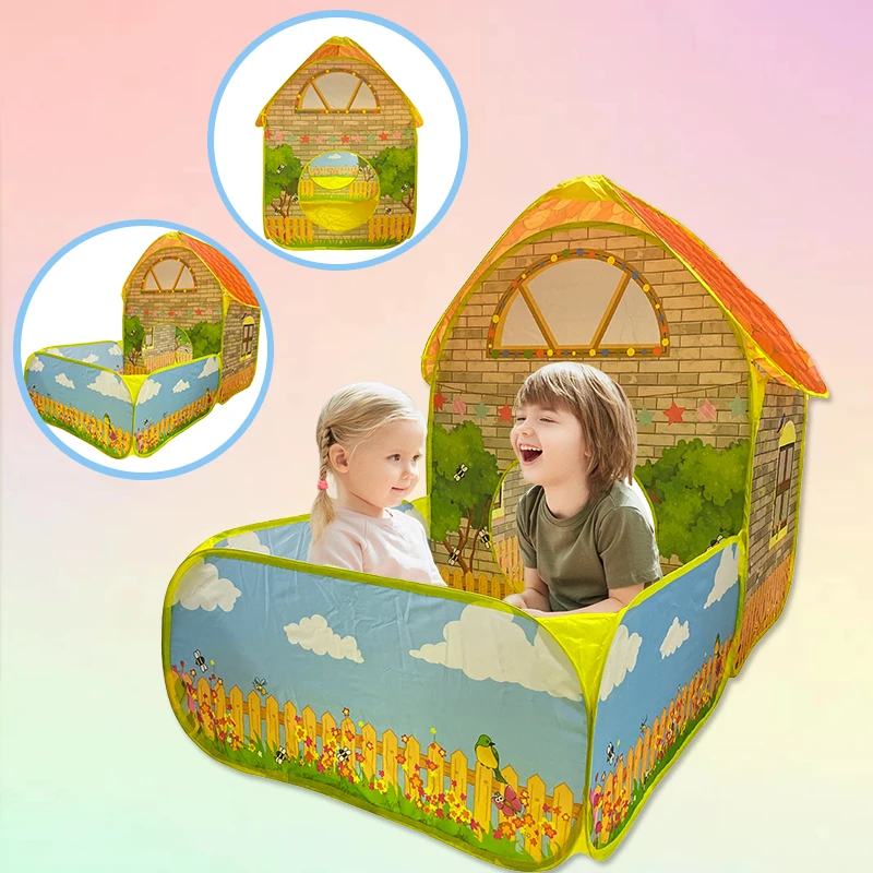 Portable Folding Kids Play Ten - Outdoor Tent Playhouse recension och pris