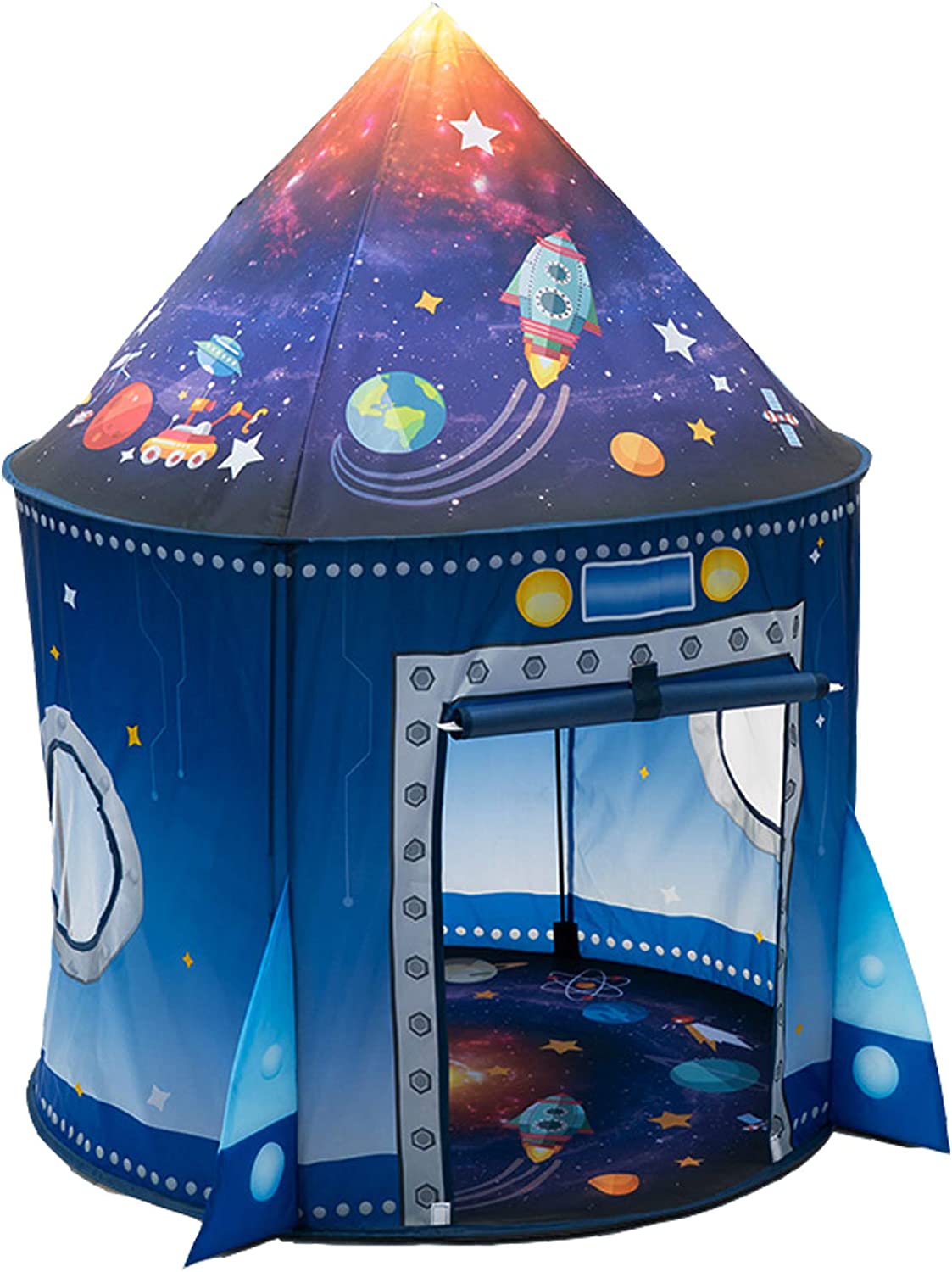 Rocket Ship Kids Tent Pop Up P - Outdoor Tent Playhouse recension och pris
