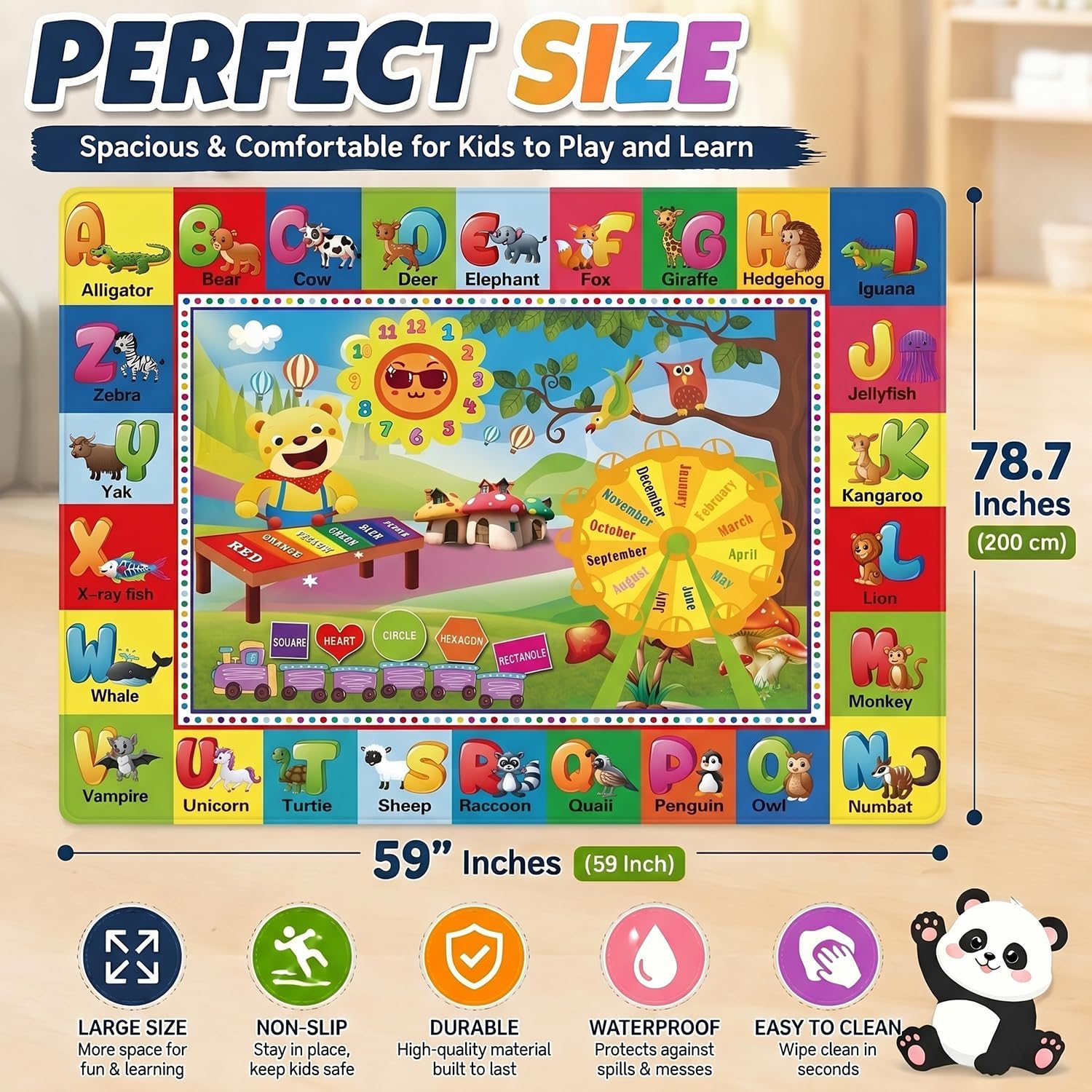 Large Colorful ABC Kids Play R - Kids Outdoor Play Area recension och pris