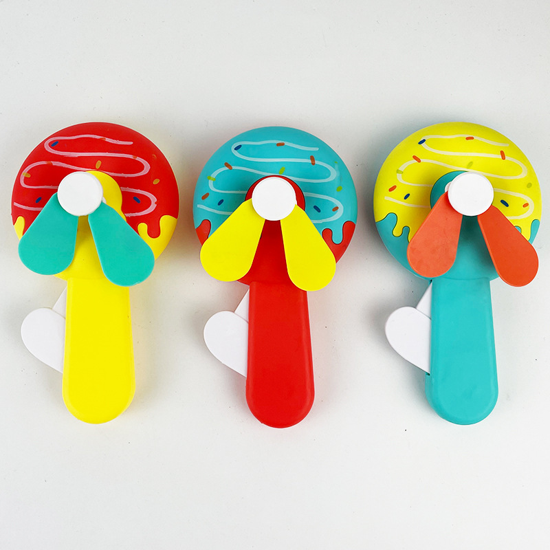 Hand Press Fan,Portable Handhe - Kids Outdoor Easter Gifts recension och pris