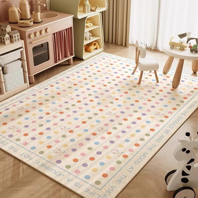 Cute Polka Dots Play Carpet Lo - Kids Outdoor Play Area recension och pris
