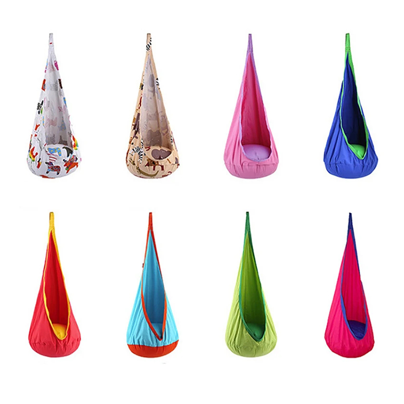 Kids Pod Swing Seat Cotton Can - Kids Outdoor Lawn Chair recension och pris