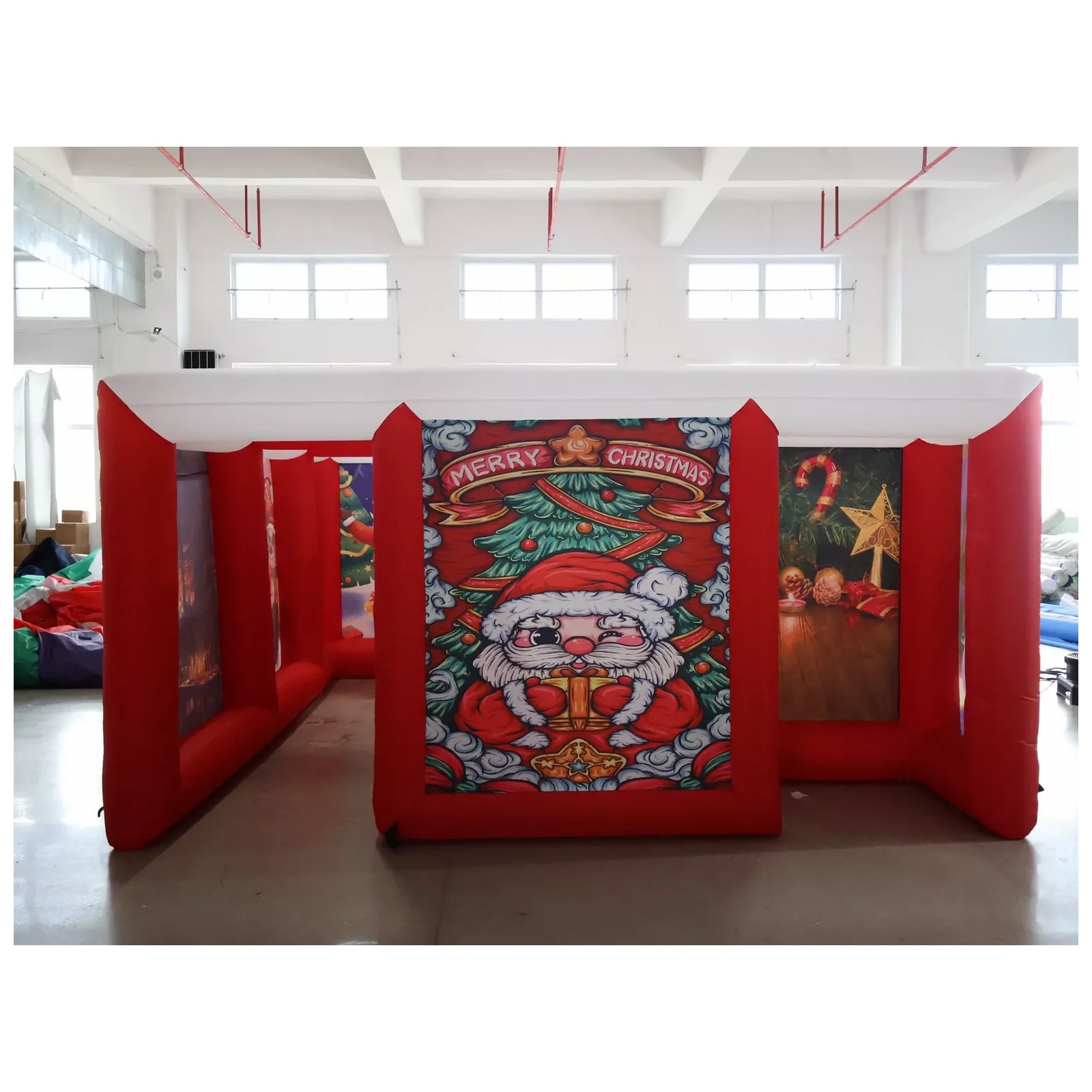 Outdoor Red Covered Inflatable - Kids Outdoor Party Venue recension och pris