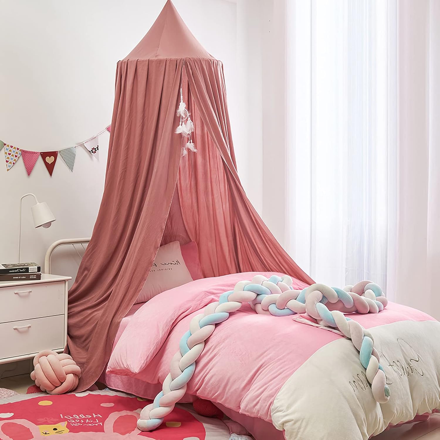 Battilo Kids Bed Mosquito Net  - Outdoor Tent Playhouse recension och pris